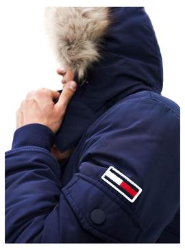 Tommy Jeans Tech Azul Marinho Parka Homem