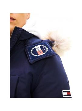 Tommy Jeans Tech Azul Marinho Parka Homem