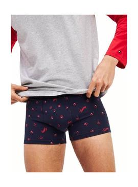 Cuecas Tommy Hilfiger Maçãs Marino Homem