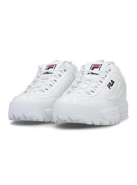 Sapatilhas Fila Disruptor baixo Branco para Mulher