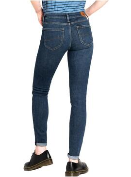 Jeans Lee Scarlett Azul Mulher