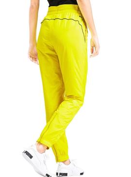 Calça Puma Chase Amarelo tecido para Mulher