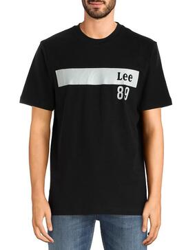 T-Shirt Lee Preto técnico Homem