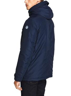 Parka North Sails Cardiff Azul Marinho Homem