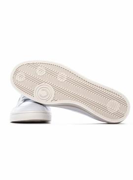 Sapatilhas Fred Perry Deuce Pele Branco Homem