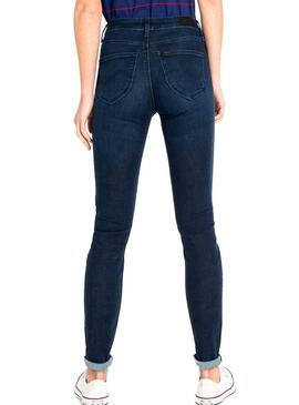 Jeans Lee Scarlett High Indigo Mulher