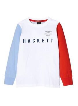 T-Shirt Hackett AMR Branco Menino