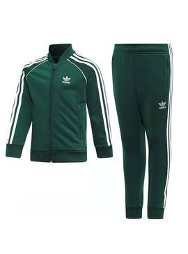 Fato de treino Adidas Superstar Verde Menino