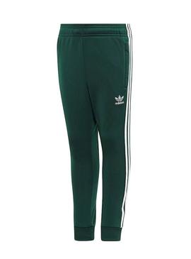 Fato de treino Adidas Superstar Verde Menino