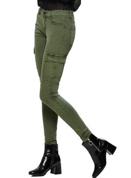 Only Calça Cece Verde Mulher 