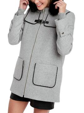 Casaco Naf Naf Trenka Cinza Mulher
