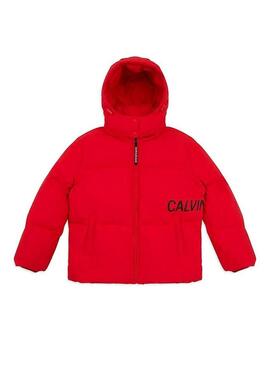 Casaco de pluma Logotipo oversized de Calvin Klein