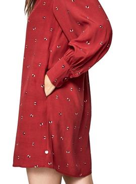 Vestido Pepe Jeans Louise Vermelho Mulher