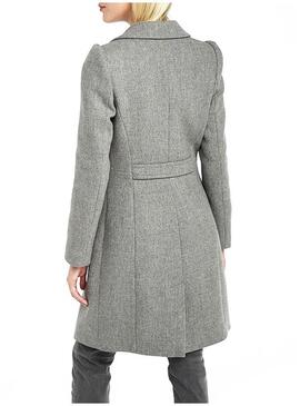 Casaco Naf Naf Alfaiate Cinza Mulher