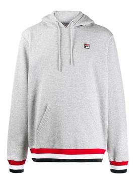 Sweat Fila Cinza caro para Homem