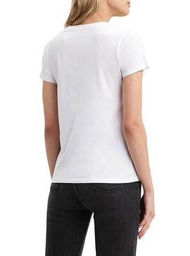 T-Shirt Levis Serif 90S Branco Mulher