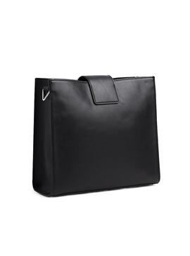 Saco Tommy Jeans Small Tote Preto Mulher