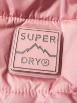 Jaqueta Superdry Luxe Fuji Pink para Mulher
