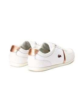 Sapato Lacoste King Sport Branco Mulher