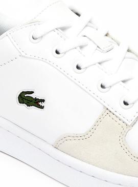 Sapatilhas Taça Masters da Lacoste Branco Mulher