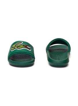 Chinelos Lacoste Maxi Croco Verde Mulher