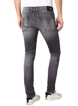 Jeans Pepe Jeans Finsbury Cinza Homem