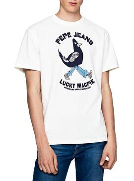 T-Shirt Pepe Jeans Bolton Branco Homem