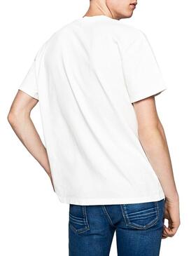 T-Shirt Pepe Jeans Bolton Branco Homem