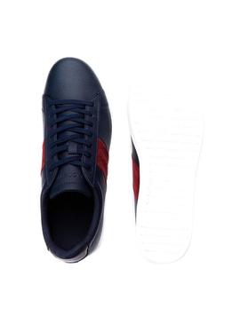 Sapatilhas Lacoste Carnaby Stripe Azul Homem