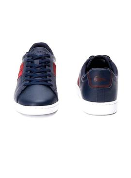 Sapatilhas Lacoste Carnaby Stripe Azul Homem