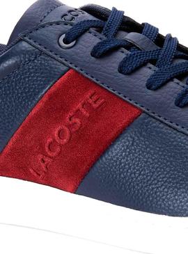 Sapatilhas Lacoste Carnaby Stripe Azul Homem