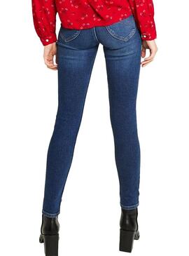 Jeans Lee Scarlett High Azul Mulher