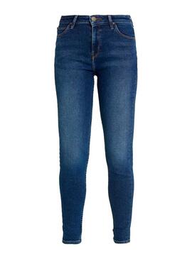Jeans Lee Scarlett High Azul Mulher
