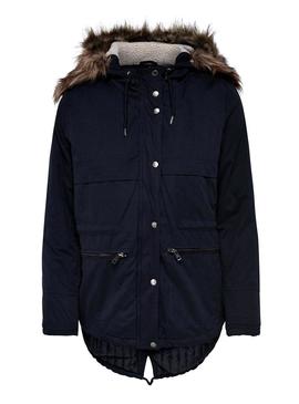 Parka Only Lena azul 