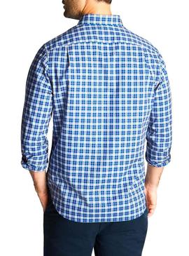 Camisa Nautica Manta Azul Homem