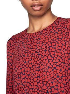 Vestido Pepe Jeans Rosana Vermelho para Mulher