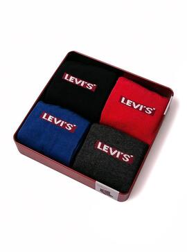 Pack Meias Levis Giftbox Multicolor Homem