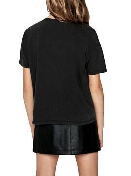 T-Shirt Pepe Jeans Cali Preto para Menina