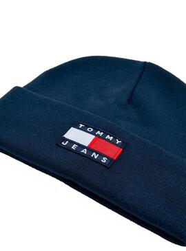 Gorro Tommy Jeans Heritage Azul