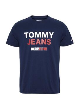 T-Shirt Tommy Jeans 1985 Marine Logo Homem