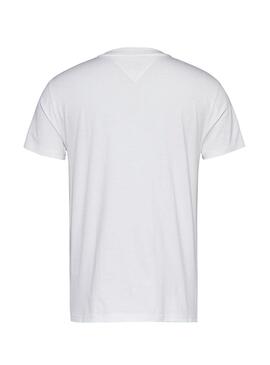 T-Shirt Tommy Jeans 1985 Logo Branco Homem