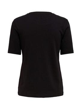 T-Shirt Only Mary Black Para Mulher