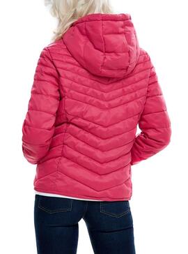 Casaca Only Demi Hooded Rosa Mulher 
