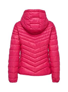 Casaca Only Demi Hooded Rosa Mulher 