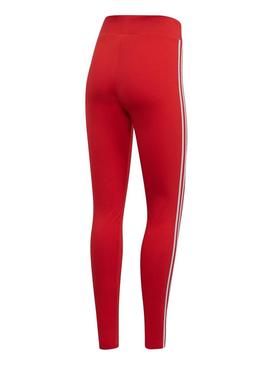 Collants Adidas 3 STR Vermelho para Mulher