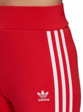 Collants Adidas 3 STR Vermelho para Mulher