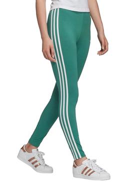 Collants Adidas 3 STR Verde para Mulher
