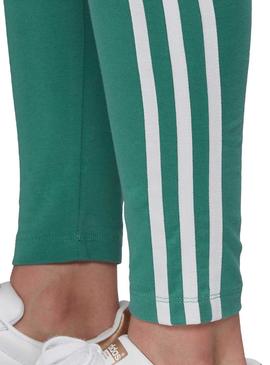 Collants Adidas 3 STR Verde para Mulher