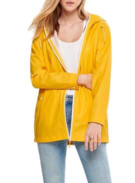 Raincoat Only Windy Amarelo Mulheres 