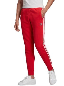 Calças Adidas 3-STRIPES Vermelho para Homem